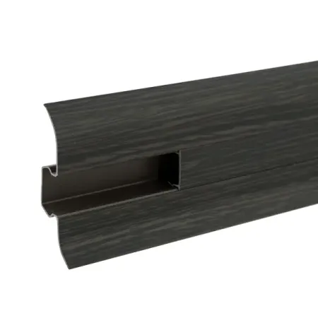 Плинтус напольный ПВХ «Венге» 6.2 см 2.5 м плинтус разнобокий сращ прс 40 2200х40х22мм б с