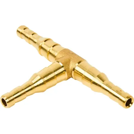 Штуцер тройник газовый Vaxt для шланга 6x9 мм латунь лабораторный практикум по курсам механика жидкости и газа и гидравлика