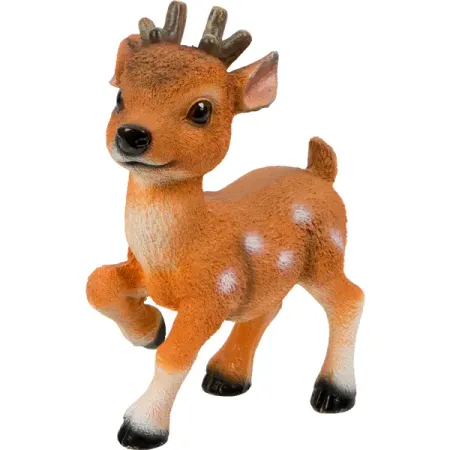 Фигура садовая Олененок с поднятой ножкой 31 см фигурки лебедя moonbiffy