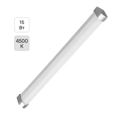 Светильник линейный светодиодный Uniel 595 мм 15 Вт нейтральный белый свет