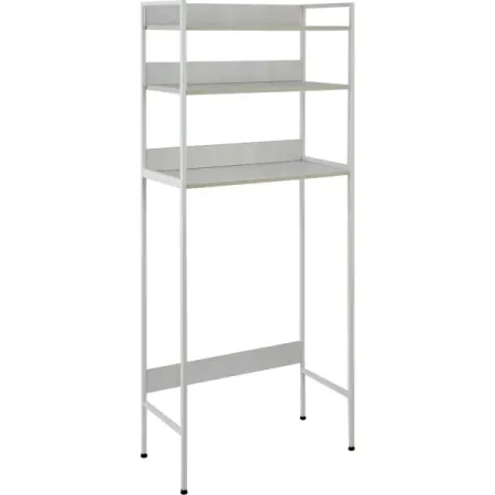 Стеллаж для хранения над унитазом цвет белый голографические пакеты для хранения украшений 50 шт