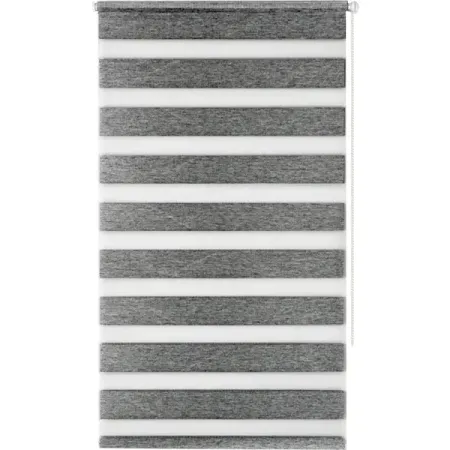 Штора рулонная день-ночь блэкаут Miamoza 70x160 см серая открытки moonbiffy на день святого валентина