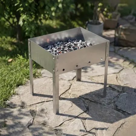 Мангал разборный Дача 35x25x35 см