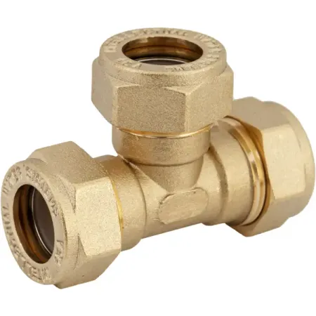 Тройник Stahlmann 15x15x15 мм латунь STWL15/15/150BEF