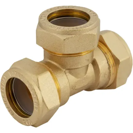 Тройник Stahlmann 20x20x20 мм латунь STWL20/20/200BEF