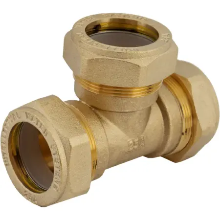 Тройник Stahlmann 25x25x25 мм латунь STWL25/25/250BEF