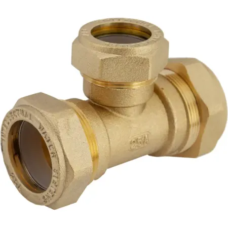 Тройник переходной Stahlmann 25x20x25 мм латунь STWL25/20/25BEF