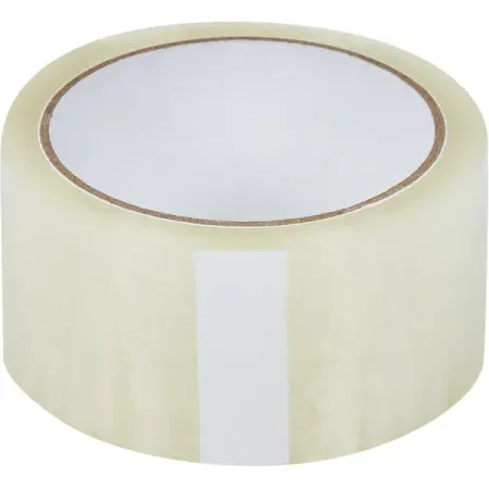 Лента клейкая упаковочная 48 мм x 57 м прозрачная