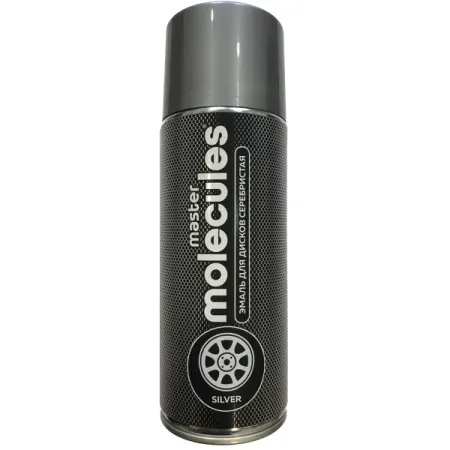 Эмаль для дисков Molecules цвет серебро 520 мл акриловая подставка для компакт дисков seth