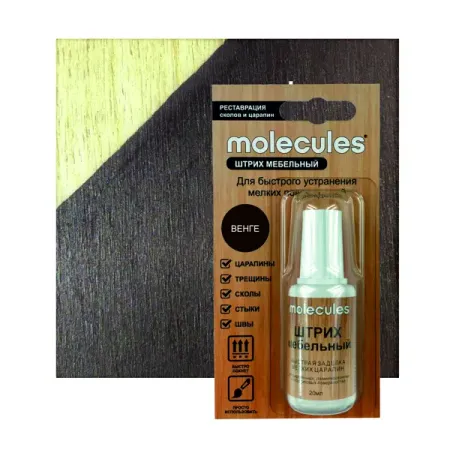 Штрих мебельный Molecules цвет венге 20 мл