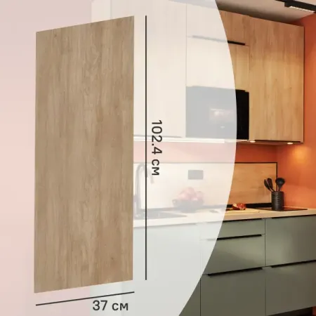 Фальшпанель для кухонного шкафа Сантьяго 37x102.4 см Delinia ID ЛДСП цвет коричневый 1 пара xlr dmx 3 контактный микрофонный аудиокабель штекеры разъемы штекеры для микрофона змеиные штекеры кабельные разъемы