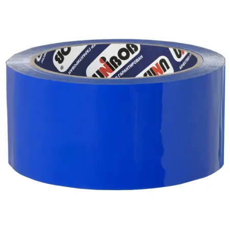 Лента клейкая упаковочная Unibob 48Мм x 66М цвет синий