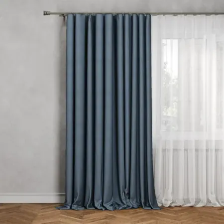 Штора на ленте «Сильвия» 200x260 см цвет синий сильвия морено гарсиа боги нефрита и тени