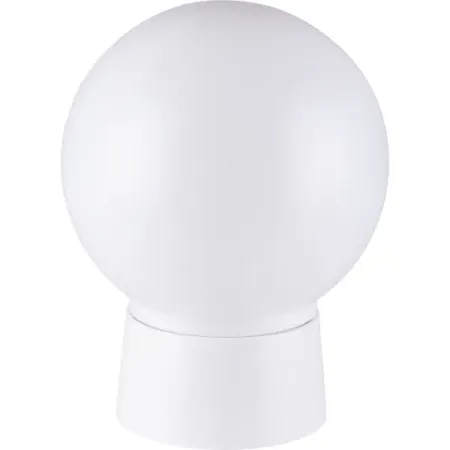 Светильник НББ 60 Вт IP20 с оптико-акустическим датчиком, накладной, шар, цвет белый светильник трековый novotech slim ip20 9вт gu10 белый