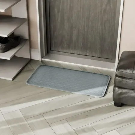 Лоток для обуви 71x37 см полипропилен цвет тёмно-серый