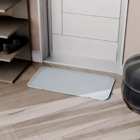 Лоток для обуви 71x37 см полипропилен цвет светло-серый