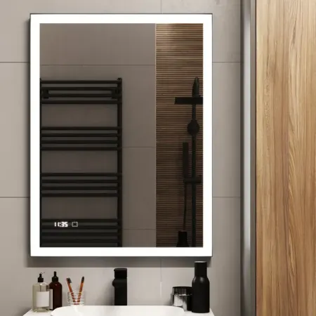 Зеркало для ванной Omega Glass Нант SD71 с подсветкой 60x80 см прямоугольное omega аниме открытки пластиковые 48 шт