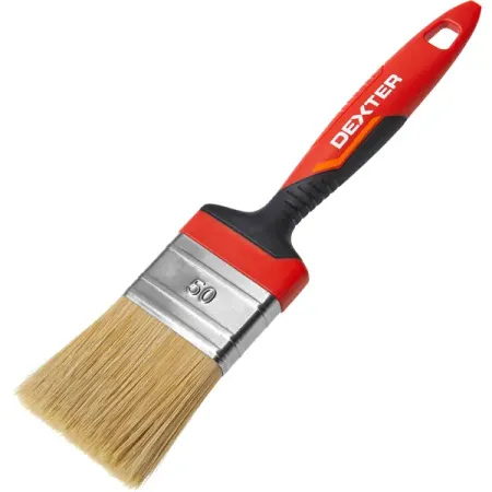 Кисть плоская для алкидных красок 50 мм Dexter синтетическая щетина кисть плоская креост 76 мм