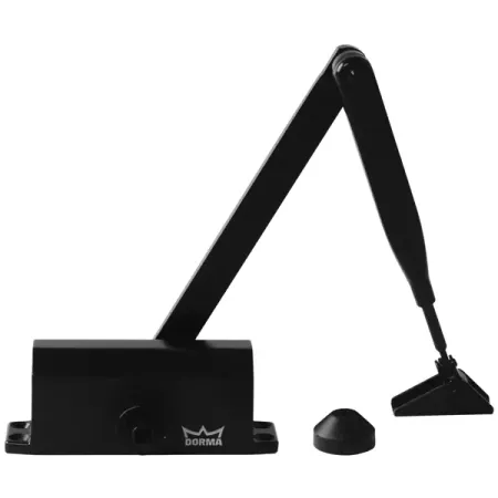 Доводчик дверной Dorma TS Nano Size 2 максимальная нагрузка 40 кг алюминий цвет черный шестерня  ная 1m100t lswcbe