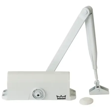 Доводчик дверной Dorma TS-77 EN2 максимальная нагрузка 40 кг алюминий цвет белый доводчик дверной fuaro dc20 4 ts 68 фоп 20 85 кг белый