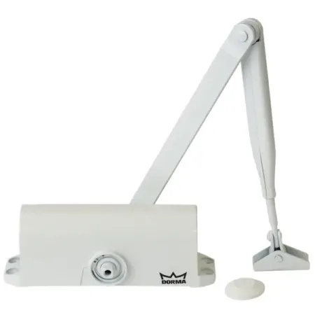 Доводчик дверной Dorma TS-77 EN3 максимальная нагрузка 60 кг алюминий цвет белый доводчик дверной fuaro dc20 4 ts 68 фоп 20 85 кг белый