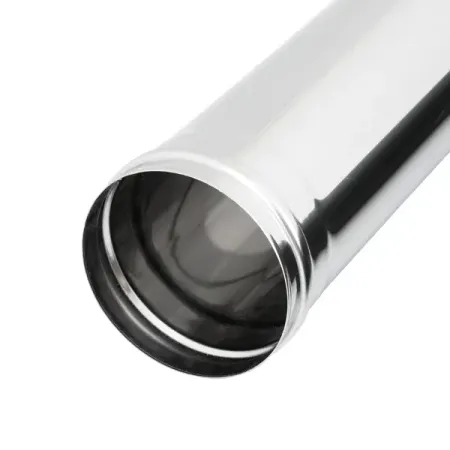 Труба для дымохода Теплов и Сухов D120 1 м нержавеющая сталь AISI 430x0.5 мм