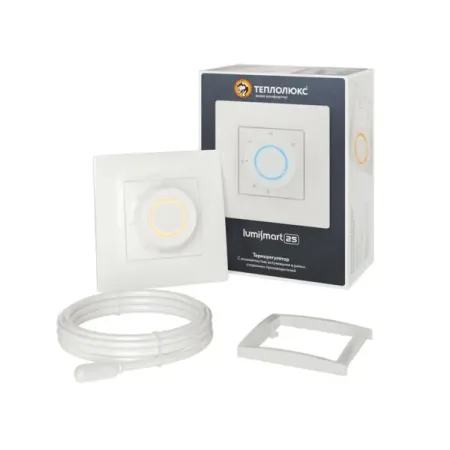 Терморегулятор для теплого пола Теплюлюкс LumiSmart 25 механический цвет белый тимур евгеньевич суворкин комплект из 2 х книг ариадна стим механический гений сыска проклятие дома грезецких
