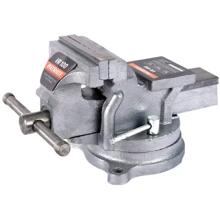 Тиски слесарные поворотные Patriot 770000005 100 мм allsome 3 поворотные тиски для фрезерного станка