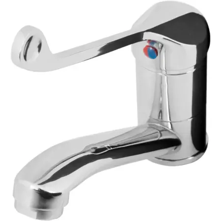 Смеситель для раковины Хирург локтевой однорычажный цвет хром медицинский эндотренажер для лапароскопии medeasy