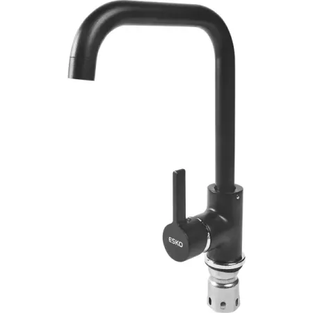 Смеситель для кухни Esko K37 общая высота 32.5 см цвет чёрный