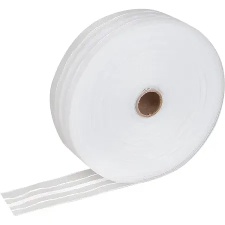 Лента шторная «Классика» органза 40 мм цвет прозрачный плетеная атласная лента для штор 2 шт