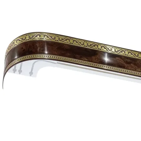 Карниз трёхрядный составной Монарх 300 см пластик цвет корень ореха дмитрий иванович степанов монарх как стать лидером