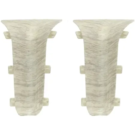 Угол для плинтуса внутренний Artens Дуб Петра 70 мм 2 шт. винтажные угловые защитные протекторы для плинтуса