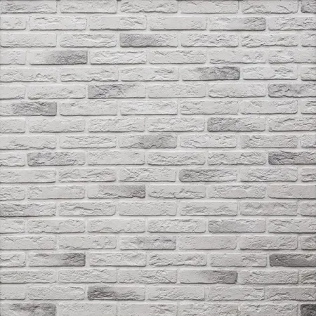 Камень искусственный Monte Alba Эллин Брик белый с серыми прокрасами 1.1м²