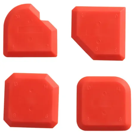 Набор шпателей Vertextools для затирки и выравнивания межплиточных швов 4 шт.