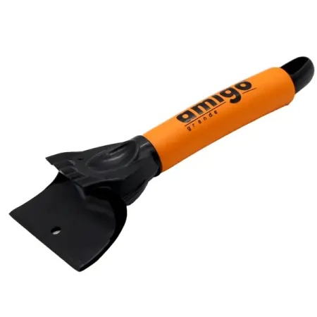 Скребок для льда Amigo 27 см пластик черный/оранжевый