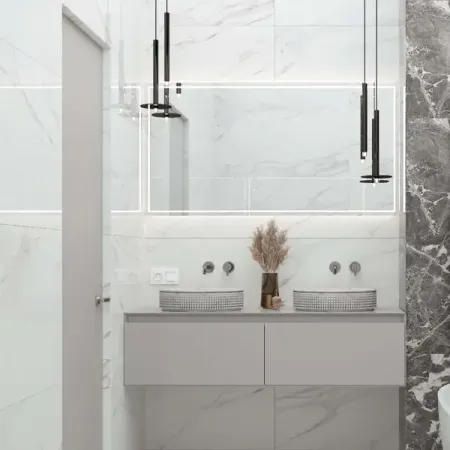 Керамогранит Calacatta Superb 60x60 см 1.44 м² матовый цвет белый