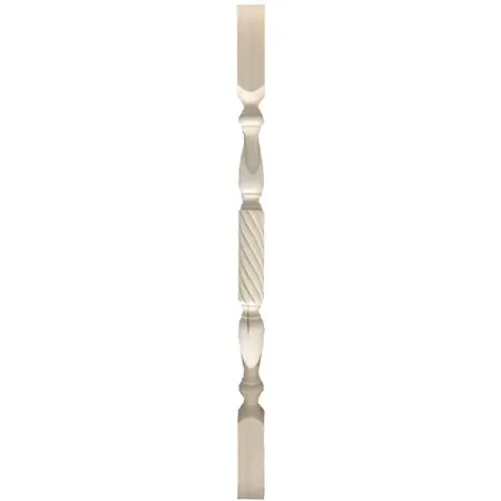 Балясина сращенная хвоя сорт АВ витая 60x60x900 мм