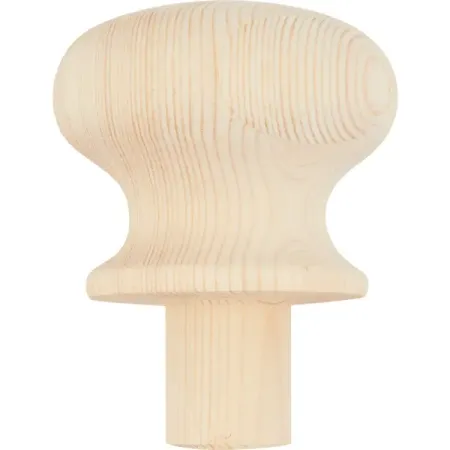 Шар для столба с ножкой плоский сращенный хвоя сорт Экстра точёный 100 мм основание столба l образное 60х80х100х300х4мм