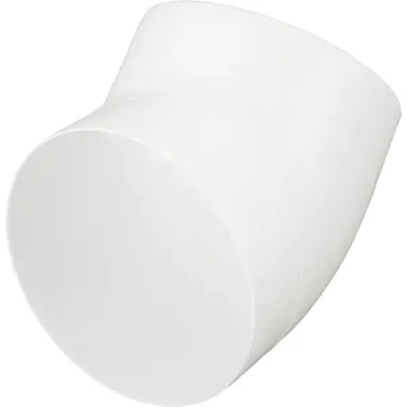 Колено для круглых воздуховодов Equation D125 мм 45 градусов пластик m3 m4 m5 m8 1 8 1 4 bsp штекер x 3 4 6 мм трубчатый колено 90 градусов латунные пневматические фитинги вставной разъем для воздушного компрессора