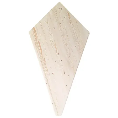 Ступень угловая сращенная хвоя сорт АВ 1006x500x40 мм