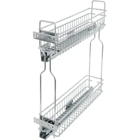 Бутылочница Jet с доводчиком для напольного шкафа 15 см хром