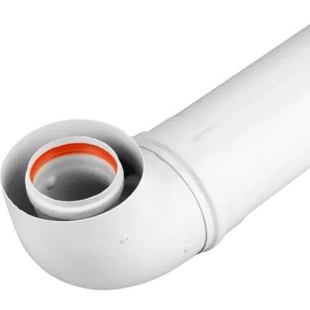 Комплект дымохода коаксиальный Krats D60/100 мм 1.13 м антилед