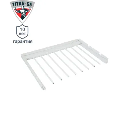 Брючница для шкафа выдвижная Титан-GS 60x43.5 см металл цвет белый корзина для хранения todelia rolan 138х138х160мм металл