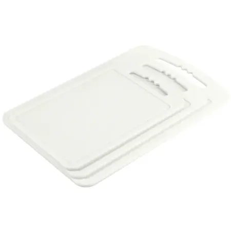 Разделочная доска Martika 31.9x20.2x1.7 см полипропилен цвет белый 3 шт