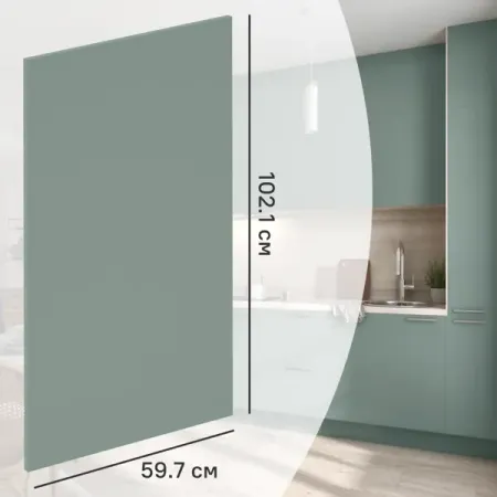 Фасад кухонного шкафа София 59.7x102.1 см DELINIA ID ЛДСП цвет зеленый тони тернер краткосрочный трейдинг на фондовом рынке