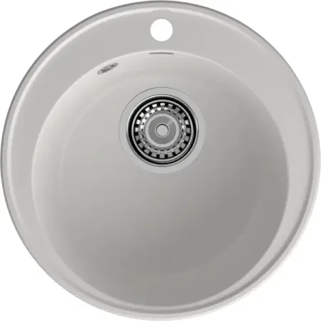 Мойка для кухни врезная Granfest Quarz GF-08 47.9x47.9 см глубина чаши 18 см кварц цвет белый