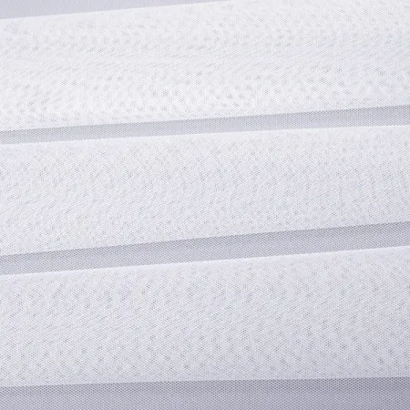 Тюль 1 м/п Однотонный мелкая сетка 300 см цвет белый