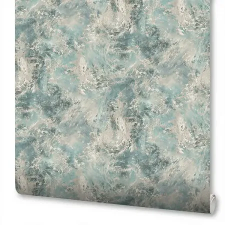 Обои флизелиновые Vernissage Стихия бирюзовые 1.06 м 168450-14 екатерина митич петербургская стихия