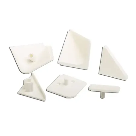 Заглушка для плинтуса 14x8 см ПВХ цвет белый 6 шт